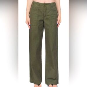 Levi’s green surplus jeans